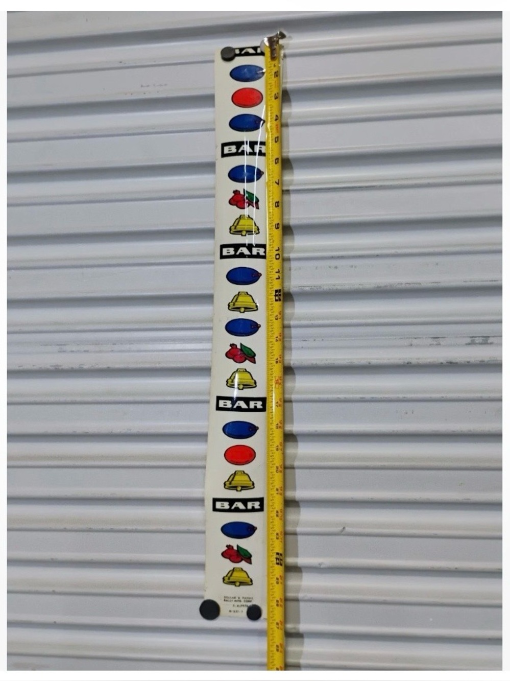 Vintage 1976 Bally Reel Strip Wall
Decor